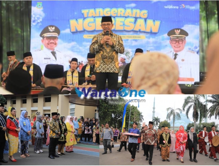HUT ke-33 Kota Tangerang Dimeriahkan dengan Tangerang Ngebesan, Pernikahan Massal bagi 106 Pasang Pengantin