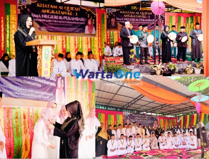 Sambut Bulan Suci Ramadhan, SMAN 16 Pekanbaru Gelar Khatam Al-Qur’an