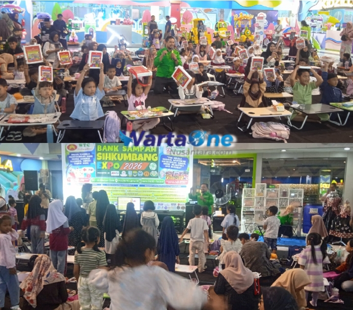 Berikan Edukasi Sampah, Bank Sampah Sihkumbang Gelar Expo 2026 di WTC Jambi Adakan Lomba Mewarnai Tingkat TK dan SD