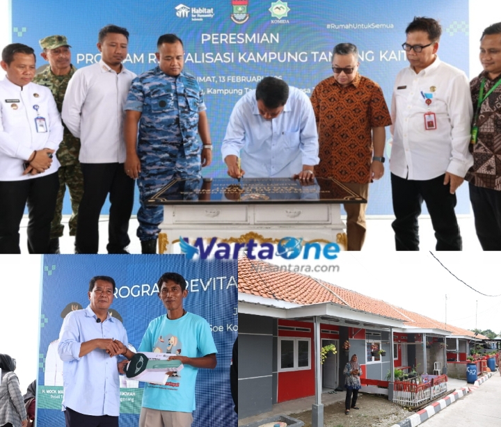 Bupati Tangerang Moch. Maesyal Rasyid Resmikan 110 Rumah Nelayan di Tanjung Kait Mauk