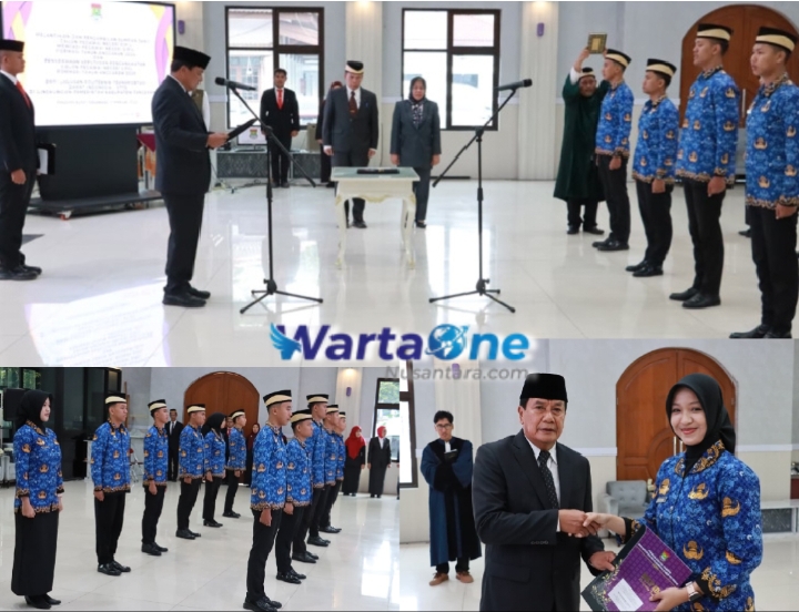 Bupati Tangerang Lantik dan Ambil Sumpah 11 Orang Lulusan PTDI-STTD, Perkuat Pelayanan Publik