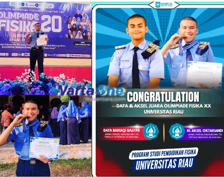 Siswa SMAN PLUS Riau Raih Prestasi Gemilang di Olimpiade Fisika Nasional