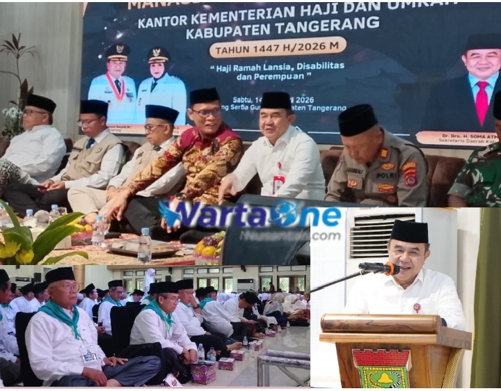 Sekda Soma Apresiasi Bimbingan Manasik Haji Tingkat Kabupaten Tangerang Tahun 1447 H / 2026