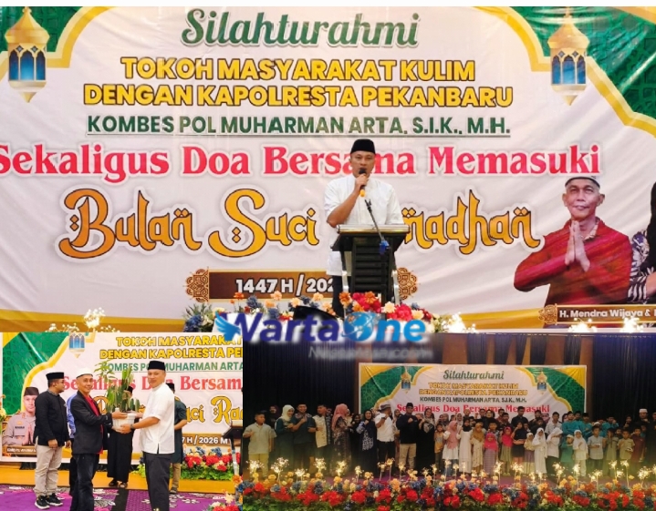 Silaturahmi Bersama Tokoh Masyarakat, Kapolresta Pekanbaru Ajak Masyarakat Jaga Kamtibmas Jelang Ramadhan