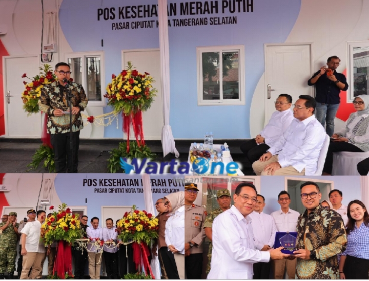 Resmi Beroperasi di Pasar Ciputat Tangsel, Pos Kesehatan Merah Putih Permudah Warga Berobat Gratis