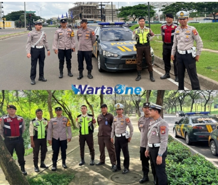 Patroli Cipta Kondisi dan Strong Point Polsek Pagedangan Antisipasi Gangguan Kamtibmas