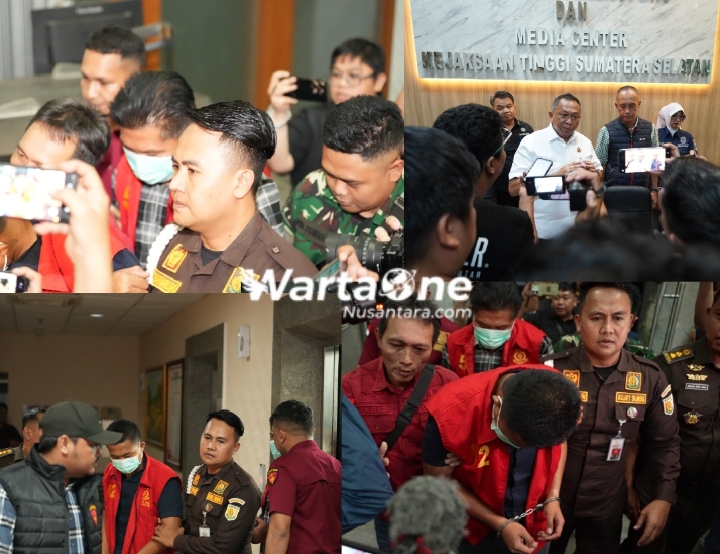 Kejati Sumsel Tangkap 2 Orang Oknum Anggota DPRD Muara Enim, Dugaan Gratifikasi Rp1,6 Miliar Pengembangan Jaringan Irigasi Ataran Air Lemutu
