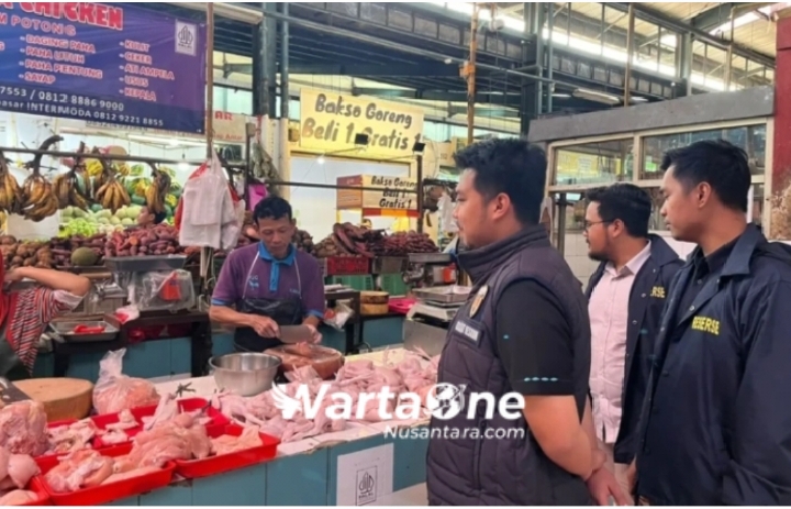 Satgas Saber Pangan Polres Tangsel Pantau Harga dan Stok Bapokting di Pasar Modern BSD