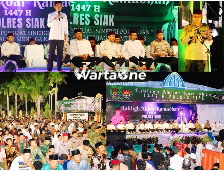 Kapolda Riau Hadiri Tabligh Akbar Ramadhan 1447 H Polres Siak Bersama UAS, Perkuat Sinergi Polri dan Masyarakat