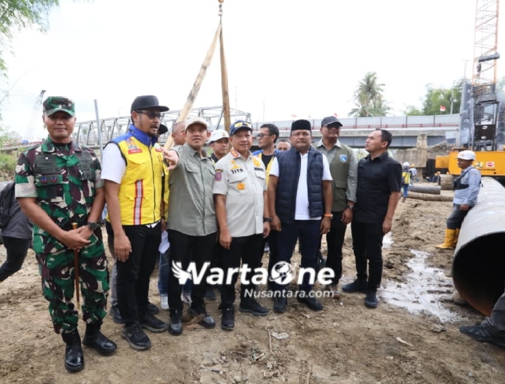 Jembatan Krueng Tingkeum Bireuen Rampung Juli 2026, Kasatgas Tito Apresiasi Menteri PU