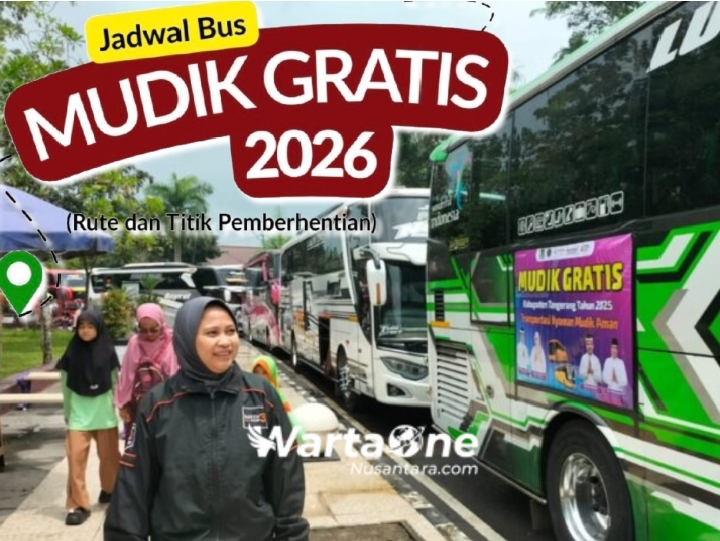 Pemkab Tangerang Buka Pendaftaran Program Mudik Gratis Idul Fitri 1447 H, Tujuan ke Pulau Jawa dan Sumatera