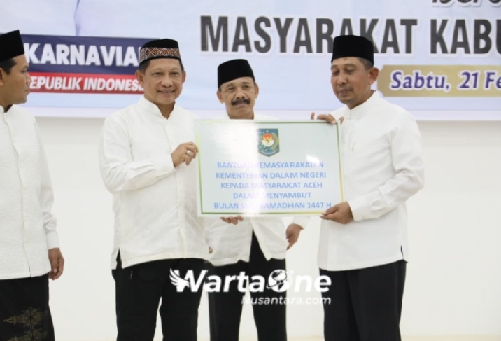 Buka Puasa Bersama Masyarakat Pidie Jaya, Kasatgas Tito Tegaskan Percepatan Infrastruktur dan Hunian Tetap
