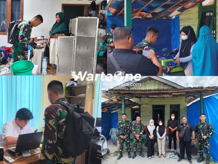 Yonif TP 845/KS Gelar Survei ke Warga Desa Aik Ketekok, Jaring Aspirasi Soal Dampak Kehadiran TNI