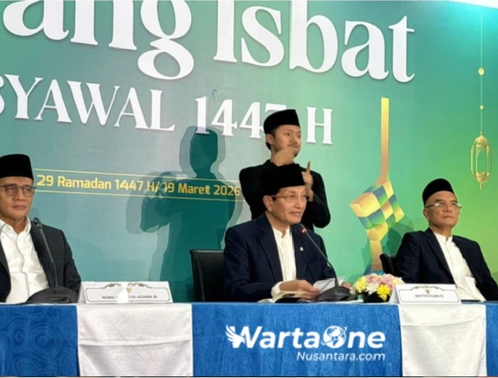Hasil Sidang Isbat, Pemerintah RI Tetapkan 1 Syawal 1447 H Jatuh pada Hari Sabtu 21 Maret 2026