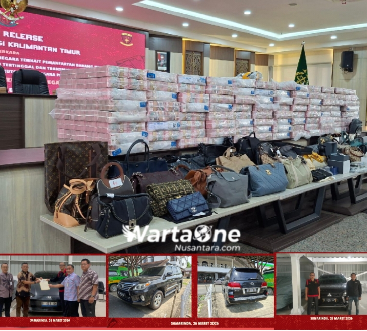 Kejati Kaltim Sita Rp214 Miliar dan Barang Berharga serta Mobil Mewah dari Kasus Tambang Ilegal PT JMB Milik Kementerian Transmigrasi