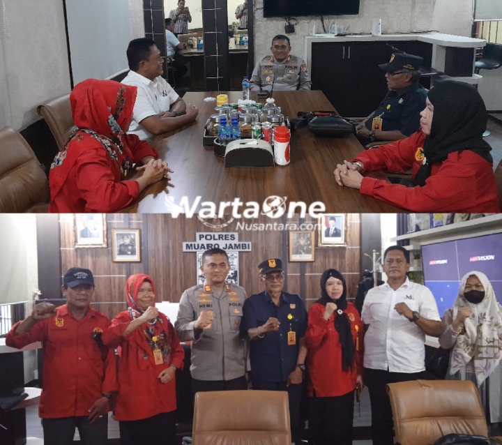 Jalin Sinergitas, DPD LIN Jambi Audiensi Silaturahmi ke Kapolres Muaro Jambi