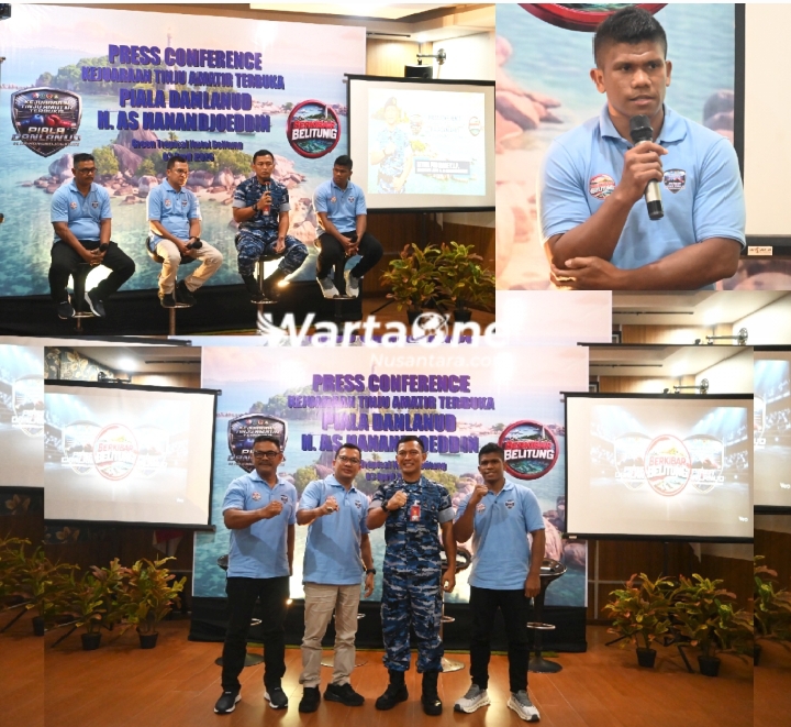 Konferensi Pers Jelang Kejuaraan Tinju Piala Danlanud H. AS Hanandjoeddin, Targetkan Ratusan Petinju Indonesia Dukung Sport Tourism