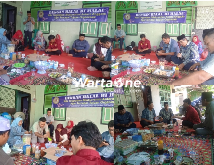 Keluarga Besar DPD LIN Jambi Gelar Halal Bihalal, Rasakan Pahit Manis tetap Bersama dan Semangat dalam Kembangkan Organisasi