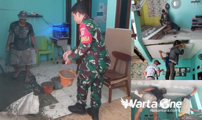 Korem 052/Wkr Laksanakan Rehab Dua Panti Asuhan Secara Bersamaan