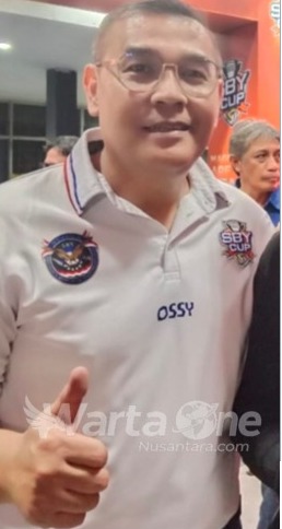 Wamen ATR/Waka BPN, Ossy Dermawan turut menghadiri rangkaian pertandingan final SBY Cup 2026 di GOR Samapta