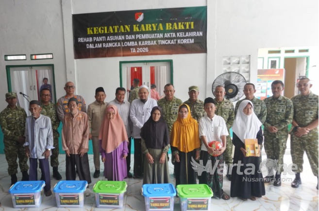 Peduli Generasi Penerus Bangsa, Danrem 052/Wijayakrama Resmikan Rehabilitasi Panti Asuhan dan Pondok Pesantren di Tangerang