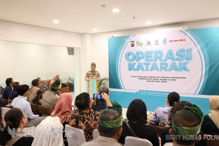 Polda Riau Gandeng Berbagai Pihak Gelar Operasi Katarak Gratis untuk 310 Warga