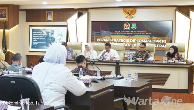 Terima Kunjungan BKSAP DPR, Bupati Tangerang Paparkan Lompatan Ekonomi dan Kuliah Gratis