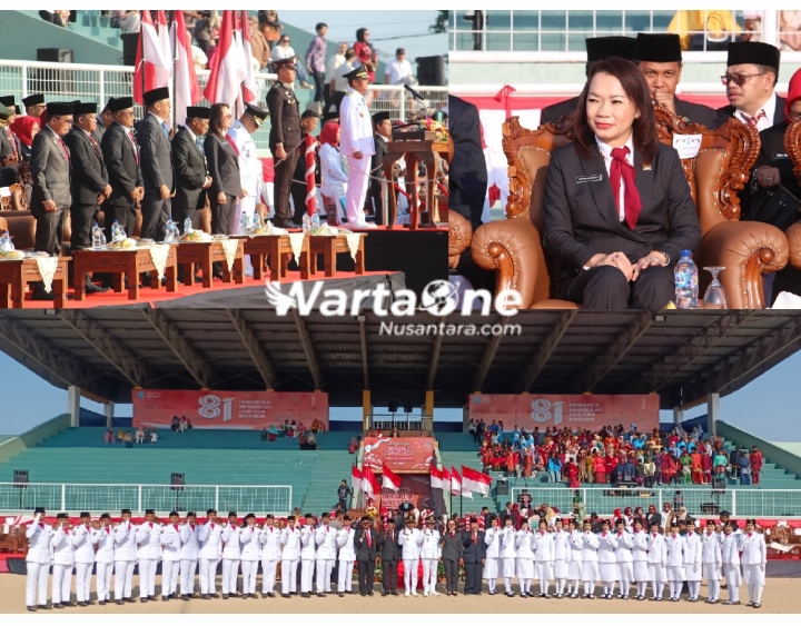 Ketua DPRD Kabupaten Belitung Hadiri Upacara Pengibaran Bendera Merah Putih, Dalam Rangka Peringatan HUT RI ke-81