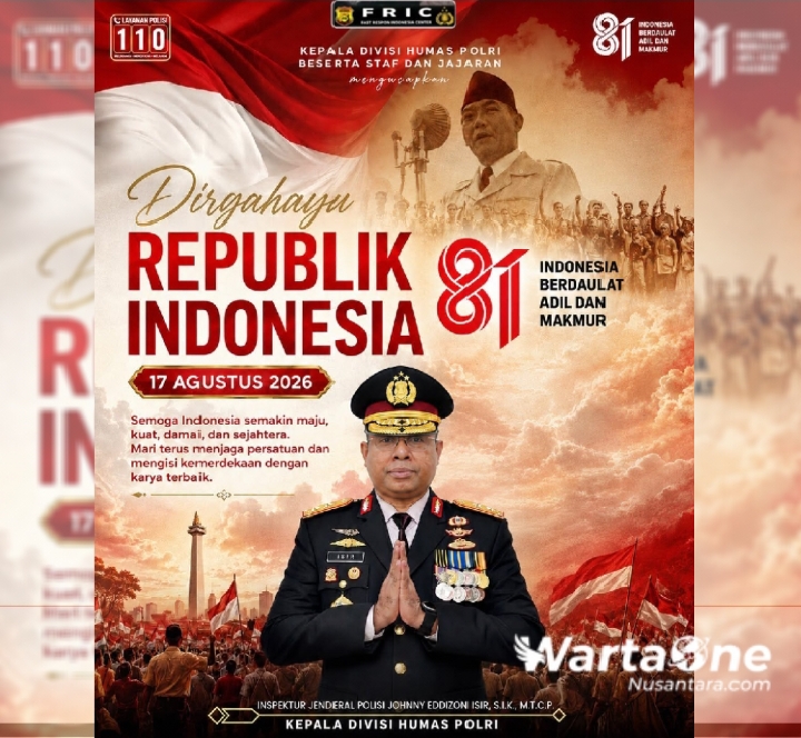Dari HUT ke-81 RI, Kadiv Humas Polri Kobarkan Semangat Persatuan Menuju Indonesia Berdaulat dan Makmur