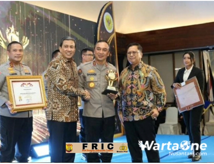 Polda Sumsel Raih Penghargaan Sebagai Polda Terbaik Se-Indonesia di Kompolnas Awards 2026