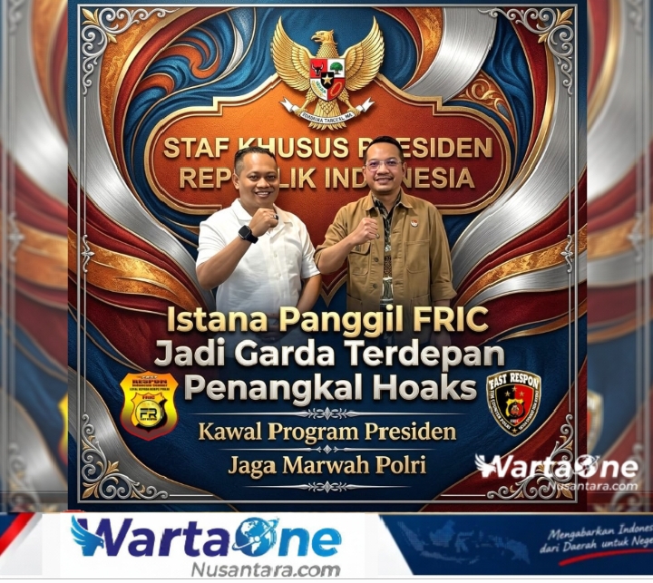 Istana Panggil FRIC Jadi Garda Terdepan Penangkal Hoaks: Kawal Program Presiden, Jaga Marwah Polri