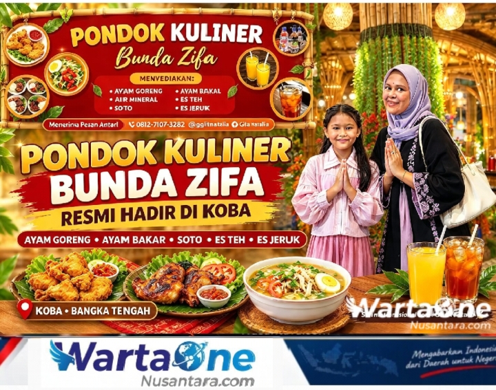 Pondok Kuliner Bunda ZIFA Resmi Buka di KOBA, Hadirkan Cita Rasa Lezat yang Menggugah Selera Bikin Ketagihan