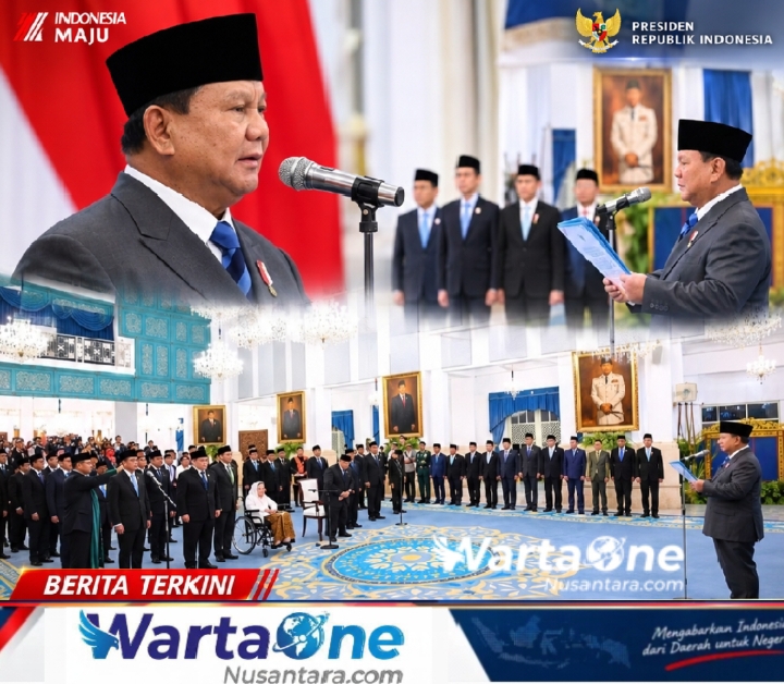 Presiden Prabowo Subianto Lantik 26 Anggota Dewan Pertimbangan Presiden Republik Indonesia di Istana Negara Jakarta