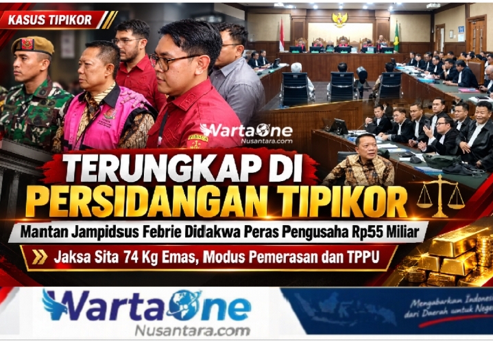 Terungkap di Persidangan Tipikor, Mantan Jampidsus Febrie Didakwa Peras Pengusaha Rp55 Miliar Jaksa Sita 74 Kg Emas, Modus Pemerasan dan TPPU