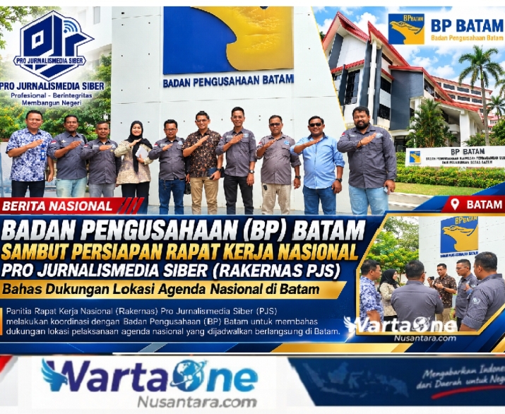BP Batam Sambut Persiapan Rakernas PJS, Bahas Dukungan Lokasi Agenda Nasional di Batam