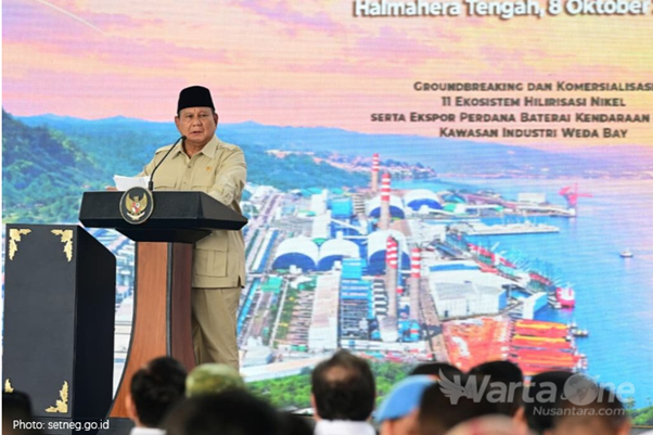 Ekspor Perdana Baterai Kendaraan Listrik, Presiden Prabowo: Bukti Strategi Hilirisasi Berjalan Tepat